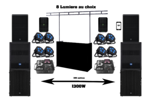 RCF 13800W + 8 Lighte