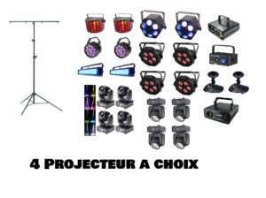 Set de Lumiére Simple sur pied