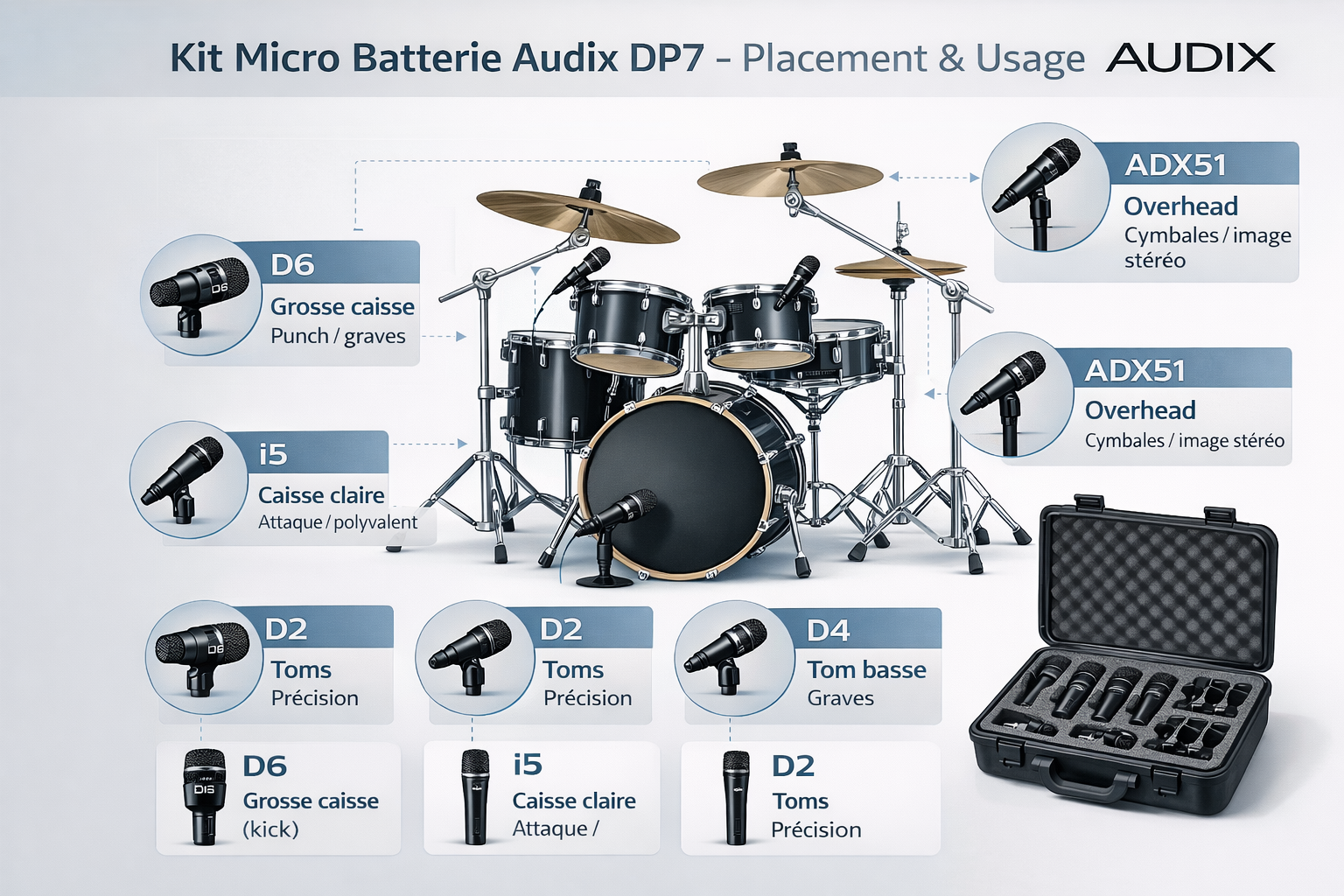 Micro batterie Audix DP7 – Image 2