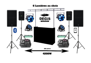 RCF 4200W + 6 Lighte