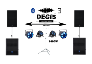 RCF 7400w + 4 Lighte