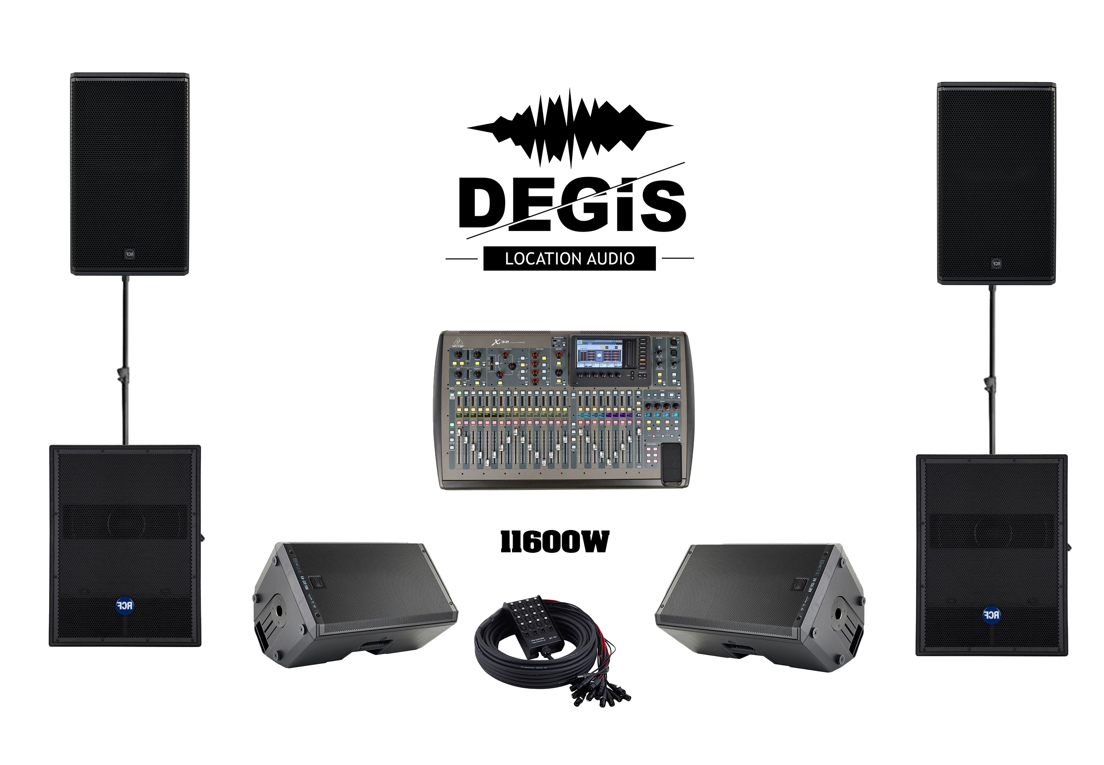 RCF consert 11600W