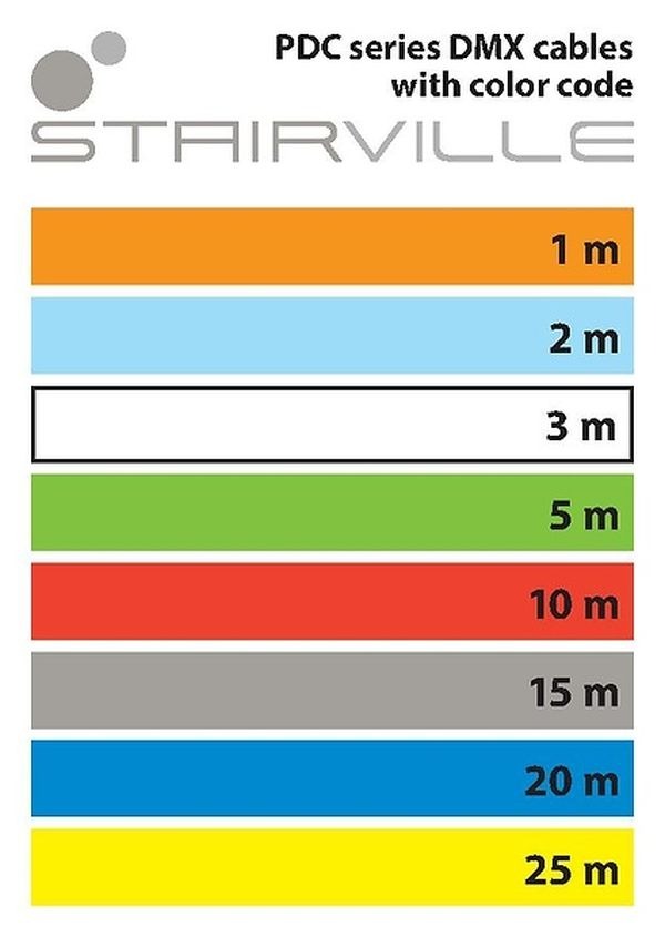 Câble DMX Stairville PDC3CC 20,0 m 3 broches – Image 2